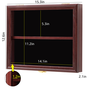 Support mural de vitrine de carte de sport de 8 niveaux avec la carte de sport de protection UV acrylique pour le baseball de football - Product Image 3