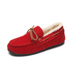 Vente en gros de pantoufles mocassins pour femmes très demandées avec doublure en fausse fourrure confortable, pantoufles chaudes pour femmes - Product Image 2