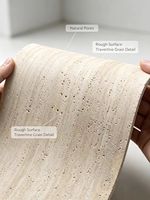 Panneau mural en pierre flexible, texture rustique naturelle, revêtement MCM doux pour zone de repas moderne, mur décoratif