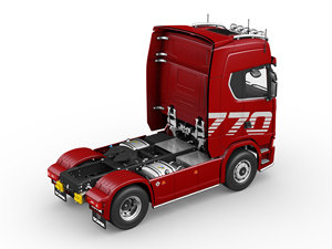 รถบรรทุกหัวลาก RC รุ่น K770S ขนาด 1:14 ขับเคลื่อน 4x2 พร้อมรีโมทคอนโทรล 2.4G ตัวรถโลหะจำลอง รถพ่วงกึ่งพ่วง ของเล่นแบบจำลองงานวิศวกรรม พร้อมใช้งาน (RTR) - Product Image 2