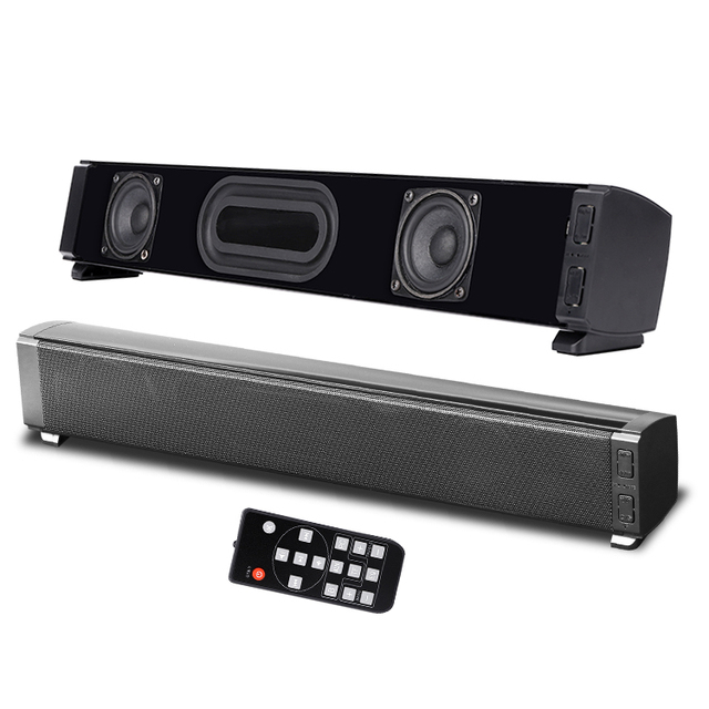 Factory Supply Wireless BT5.0 6W*2 2.1 Channel Speaker Sound Bar Music/Outdoor 2 DSP Sound Modes Home Theater Remote Control