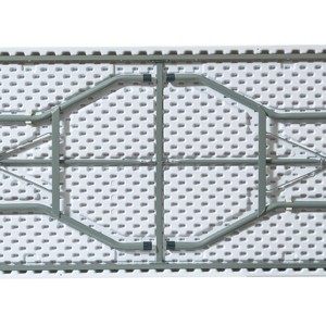 <b>Portable</b> Plastic Foldable Rectangular <b>Table</b> Wedding Banquet Hall Hotel Outdoor <b>Picnic</b> <b>Table</b> - Product Image 3