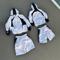 Nouvelle Veste Coupe-Vent à Capuche OEM de Haute Qualité 2026 pour Homme, Veste Shell Color Block Personnalisée, Survêtement Coupe-Vent