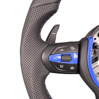 Volant en cuir personnalisé style Thong à 3 branches pour F30/F32, G20/G80, F10, E90, E60, G30, E46, E36, M5, F80/F82, E91 - Vente en gros
