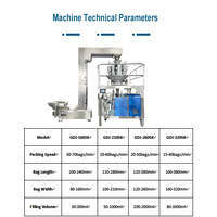 Machine d'emballage horizontale automatique multifonction pour sachets de granulés avec ouverture à fermeture éclair, pour noix, amandes, raisins secs, haricots, snacks, remplissage de doypacks en papier