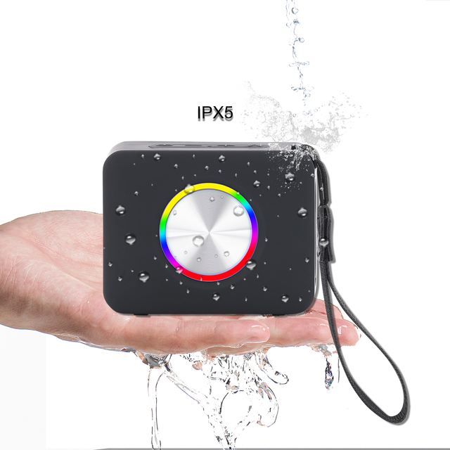 Portable Wireless Bluetooth Speaker RGB LED Mini TWS Design Waterproof Outdoor Sports With AUX Communication TF Card Feature