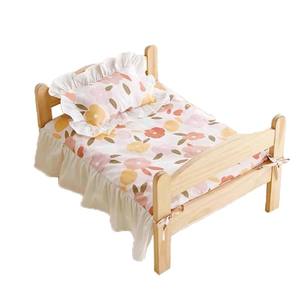 Princess <span class=keywords><strong>Bed</strong></span> voor katten en honden Massief houten constructie Winterwarmte Vier seizoenen te gebruiken Afneembaar en wasbaar - Product Image 6