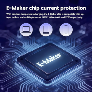 二合一隐形立式充电线，带 C 型多角度可调支架的多头充电线，240W 快速充电线 5 英尺 - Product Image 6