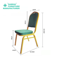 SK-YHY-F002 Usine En Gros Moderne Or Bibliothèque Loisirs Intérieur École Confortable Cother Banquet Chaise