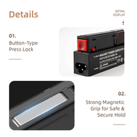Tuya ZigBee feux sur rail avec Projection 2-wire CCT belt LED track light.100-watt et 20-watt DALI têtes de lumière sur rail
