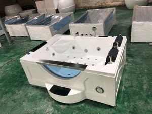Alta calidad al por mayor precio barato personalizado dos personas Jacuzzier esquina bañera de hidromasaje cómoda bañera de masaje Acrílico - Product Image 6