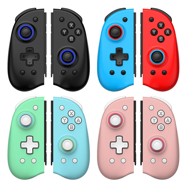 New Wake-Up Vibration Motion Sensing Function Gamepad Hall Effect Joysticks Left and Right Hand Game Controllers for Joy-Con