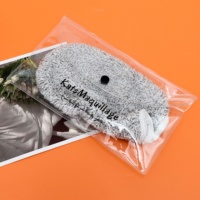 Emballage Dépoli pour Maillots de Bain, Pochette Enveloppe en Plastique PVC Mat Givré avec Bouton et Impression Personnalisée