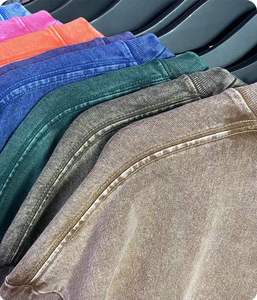 เสื้อยืดโอเวอร์ไซส์ คอวี แขนสั้น ผ้า 250GSM แบบยูนิเซ็กส์ ล้างสีสไตล์วินเทจ สำหรับผู้ชาย - Product Image 3