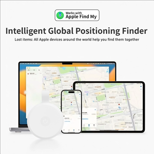 جهاز تتبع ذكي مقاوم للماء من السيليكون لتعقب الحيوانات الأليفة والمفاتيح والمحافظ والأمتعة، متوافق مع نظام تحديد المواقع العالمي لأجهزة آبل - Product Image 6