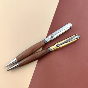 Nuovo Kit di penne a sfera <span class=keywords><strong>in</strong></span> legno tropicale a forma di proiettile a forma di penna portapenne <span class=keywords><strong>in</strong></span> <span class=keywords><strong>metallo</strong></span> - Product Image 3