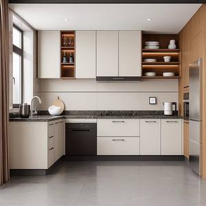 Mueble de Cocina Modular de Madera de Lujo, Moderno, con Gran Capacidad de Almacenamiento, Personalizable, Muebles <span class=keywords><strong>para</strong></span> el Hogar - Product Image 4