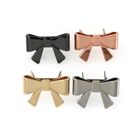 Boucle à nœud papillon en métal mode chaussures durables fermoir à clip pour bricolage sac à main sac vêtements matériel fermeture sac pièces accessoires