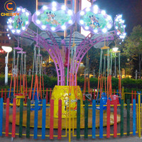 Fauteuil volant lotus pour enfants, mini chaise rotative, pour parc d'attractions, jeux