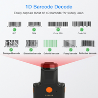 Eyoyo Téléphone Scanner 1D Clip Arrière B-T Code À Barres Scanner avec Téléphone Portable Lecteur de Codes Barres