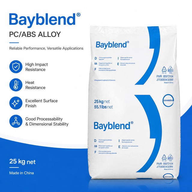 Original Covestro Bayblend Bayblend T45 PC/ABS Resin Alloy General Purpose / High Impact Plastic Granules for Automotive Instrum