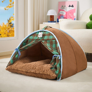 Maison chaude d'hiver toutes saisons Tente universelle semi-fermée pour chats et chiens - Product Image 4