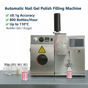 Macchina Riempitrice Monotesta Semiautomatica Elettrica Riscaldata ad Alta Precisione per Gel Adesivo e Smalto, Riempitrice Cosmetica - Product Image 1