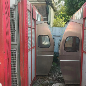 中国品牌二手建筑升降机乘客升降机，用于带有核心电机齿轮齿轮箱组件的建筑材料 - Product Image 1
