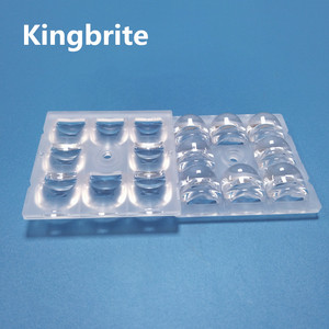 Lente de Módulo <span class=keywords><strong>8</strong></span> en <span class=keywords><strong>1</strong></span> de clasificación superior para alumbrado público al aire libre, lente óptica de 50x50mm de forma cuadrada mágica para 3030 5050 - Product Image 3