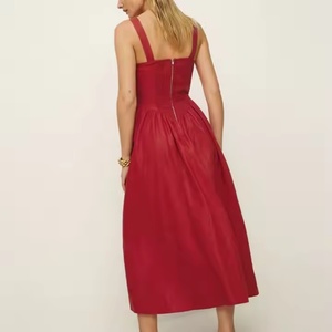 Nuevo Vestido Ajustado de Verano, Color Sólido, Sin Mangas, Espalda Descubierta, Sexy y Elegante para Mujer - Product Image 3