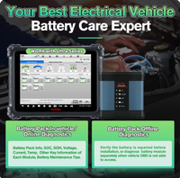 Kit de Actualización de Analizador de Motor para Diagnóstico de Vehículos Eléctricos, Adaptadores EVDiag Box, Análisis de Paquetes de Baterías para Vehículos de Gasolina de 12V, Codificación de Inyectores