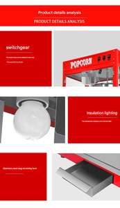 Machine à Popcorn Électrique Automatique à Gaz Haute Efficacité Yunqingtech – Vente en Gros Usine - Product Image 4