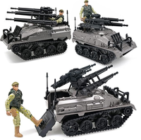 Figurines d'action de jouets personnalisées avec des véhicules militaires, ensemble de jouets, soldats de jouets avec des camions militaires, hélicoptère, tente de guerre pour enfants