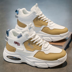 Chaussures de sport montantes respirantes pour hommes, nouvelle collection Printemps/Été 2026 – Tendance et polyvalentes, style décontracté à semelle épaisse pour la marche - Product Image 3