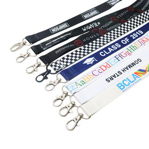OEM individuell bedruckte <span class=keywords><strong>ID</strong></span>-Karte Abzeichen halter Riemen Laynard Lan yards Nylon Lanyard für Schlüssel - Product Image 4