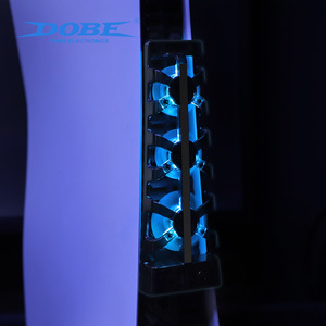 Vente en gros Port <span class=keywords><strong>USB</strong></span> Ventilateurs de refroidissement arrière Nouvelle lumière bleue pour console de jeu vidéo PS5 Accessoires de console - Product Image 6