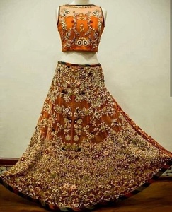 -สไตล์ใหม่-อินเดีย/ปากีสถานที่สวยงาม-Koti-With-Lehenga-ชุดประดับด้วยลูกปัดแก้วคริสตัลหินทำงานสำหรับงานแต่งงาน = 2020 - Product Image 2