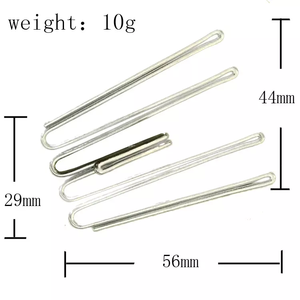 <span class=keywords><strong>Bestlife</strong></span> Rail de plafond Crochet de rideau suspendu en fil d'acier galvanisé en métal - Product Image 6