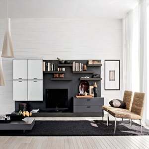 Factory Wholesale Luxury Modern Storage Cabinet Custom MDF Wood Living Room TV Stand Painted Surface Durable Bedroom Hospital - Product Image 5