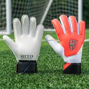 Professional Goalkeeper <b>Gloves</b> new <b>Latex</b> 4mm Orange Football <b>Gloves</b> Protective Finger Breathable Soccer Goalkeeper <b>Gloves</b> - Product Image 4