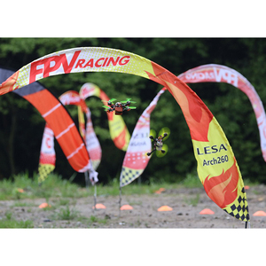 <strong>Racing</strong> Air <strong>Gate</strong> Flags Outdoor Race Arch <strong>Gate</strong> Flag Drone <strong>Custom</strong> Fabric Arch <strong>Racing</strong> <strong>Gates</strong> <strong>FPV</strong> <strong>Gate</strong> for Drone Competition - Product Image 1
