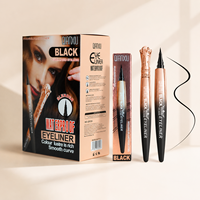 Eyeliner Liquide Noir Imperméable à Pointe Fine et Courbe Lisse – Vente en Gros, Fourniture en Vrac, Maquillage Professionnel pour les Yeux, Stylo Eyeliner