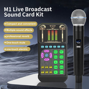 ชุดการ์ดเสียงไร้สายขนาดเล็กพกพาได้ชุดอุปกรณ์การตัดเสียงรบกวนแบบเสียงสะท้อนสำหรับการถ่ายทอดสดกลางแจ้ง - Product Image 3