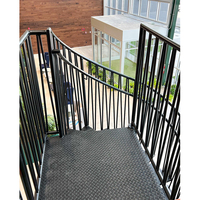 Modernes rustikales Design Fertige schmiede eiserne Wendeltreppe Hochwertige Innen geländer für Häuser