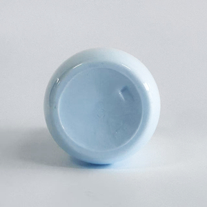 Bouteille de voyage en PET bleu pastel avec logo personnalisé et bouchon à vis argenté pour lotion corporelle, gel douche, cosmétiques faits <span class=keywords><strong>maison</strong></span>, vente en gros - Product Image 6