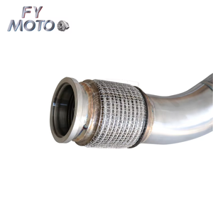 Tubo de bajada M PERFORMANCE de acero inoxidable compatible con motor <span class=keywords><strong>BMW</strong></span> M5 F90 <span class=keywords><strong>M8</strong></span> F91/F92/F93 2017-2021 S63 SS304 - Product Image 5