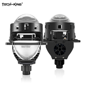 Coche 3 pulgadas LED lente faro 3000K 4300K 6000K CSP chips <span class=keywords><strong>bi</strong></span> led 3 colores instalación sin pérdidas proyector lente faros - Product Image 1