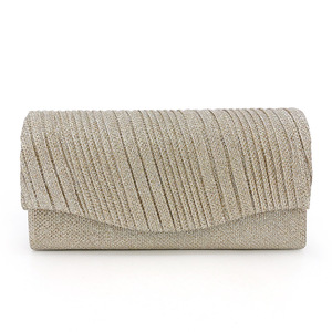 Sacs de soirée élégants à la mode avec chaînes métalliques et volants, sacs à bandoulière pour femmes, sacs messager - Product Image 1