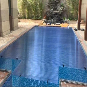Couverture flottante de <span class=keywords><strong>volet</strong></span> de rouleau de <span class=keywords><strong>piscine</strong></span> hors sol extérieure de taille personnalisée faite de matériel durable de polycarbonate - Product Image 3