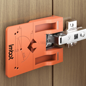 Placa Magnética de Fijación para Bisagras, Herramienta Auxiliar Portátil para Montaje de Bisagras de Puertas de Gabinetes de Madera, Personalizable - Product Image 1